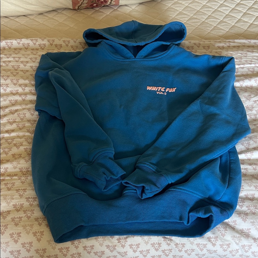 White Fox Boutique Blue Hoodie